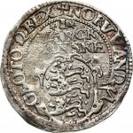Denmark 1 Mark 1618 Christian IV(1588-1648). Obverse: Crowned king Bust. Reverse: Value above oval shield on long cross...
