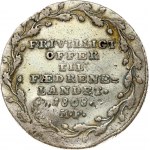 Denmark 1/6 Rigsdaler Courant 1808 MF. Frederick VI (1808-1839). Obverse: Crowned King's monogram...