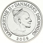 Denmark 100 Kroner 2009 International Polar Year. Margrethe II (1972-date). Obverse Lettering: MARGRETHE II DANMARKS DRO