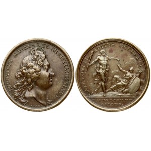 France Medal (1675) Ludovicus Magnus Rex Christianissimus; by I. Mavger. Obverse...