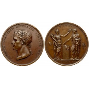 France Medal 1805 Coronation. Napoleon I (1804-1814). Coronation of Napoleon Bonaparte 1805 to be come King of Italy...