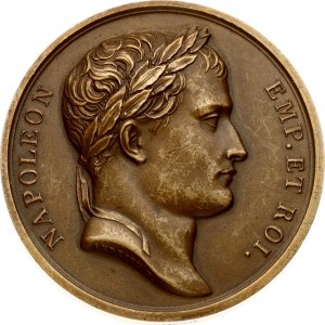 France Medal (1805) Napoleon. Obverse: Emperor Napoleon. Lettering: Napoleon Emp. et Roi. Reverse: Eagle...