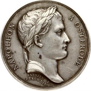 France Medal (1807) Fabius. Napoleon I (1804-1814). Napoleon in Osterode. By Bertrand Andrieu 1807...