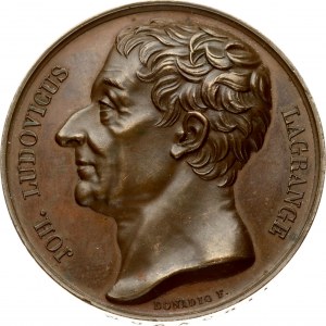 France Medal (1822) Joseph-Louis Lagrange. Account of * 1736 Turin +1813 Paris. Mathematiker u. Astronom...