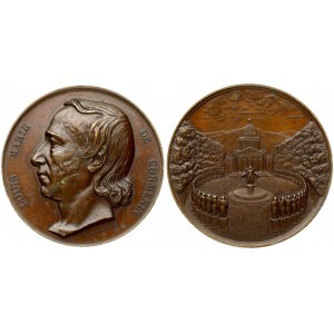 France Medal 1842 on the lawyer Louis Mary de Cormenin; from E. Rogat. Obverse: Head to the right. Reverse...
