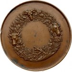 France Medal (1855) Napoleon III(1852-1870). (by H. Pelongueie. Napoleon III Emperor 1855). Bronze. Weight approx: 65...