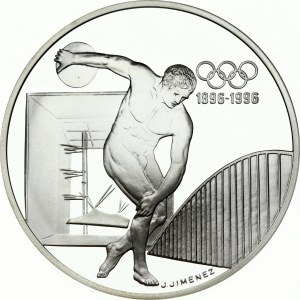 France 100 Francs 1994 100th Anniversary of the International Olympic Committee. Obverse Lettering...