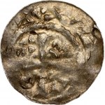 Germany. Saxony. 1 Denar ND Otto(983-1002) Adelheid type. Silver 0.96g. Dannenberg 1167 var. Obverse: Short cross...