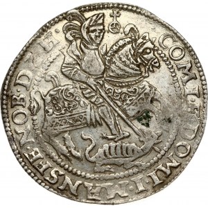 Germany Mansfeld-Friedeburg 1 Thaler 1593 BM. Peter Ernst I; Bruno II; Gebhard VIII & Johann Georg IV. (1587-1601)...