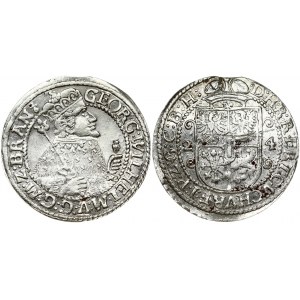 Germany Prussia 1 Ort 1624 Konigsberg. George Wilhem Elector of Brandenburg(1619-1640). Averse...