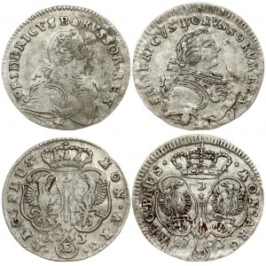 Germany PRUSSIA 3 Groscher 1753 E Friedrich II(1740-1786). Obverse: Armored bust to right. Obverse Legend...