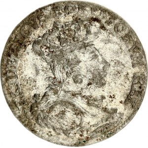 Germany PRUSSIA 6 Groscher 1757C Friedrich II(1740-1786). Obverse: Crowned bust to right. Obverse Legend...