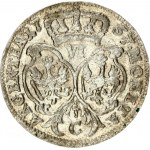 Germany PRUSSIA 6 Groscher 1757C Friedrich II(1740-1786). Obverse: Crowned bust to right. Obverse Legend...