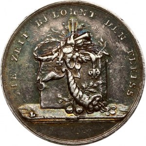 Germany Nuremberg Medal (19th century) from the Loos Mint for diligence. Obverse: Pedestal with bowl...