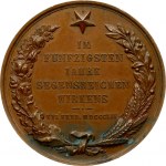Germany Saxony - Weimar Medal (1854). (D) Karl Friedrich 1828-1853 AE-Medal 1854; v.Ang. Facius. To 50 years of charity...