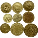 Germany (19th century) Token Game Brand all different. Brass. Weight approx: 6.59 g. Diameter: 15-22 mm...