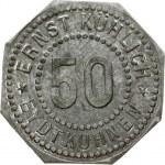 Germany 50 Pfennig ND (1914) Obverse: Pearl rim; legend surrounding pearl circle denomination centered. Lettering...