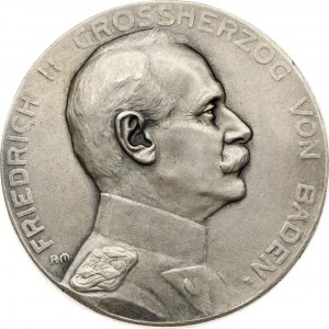 Germany Baden Medal 1916 to commemorate the World War 1914/16. (by B.H. Mayer). Obverse: Head right. Lettering...