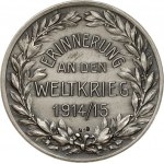 Germany Baden Medal 1916 to commemorate the World War 1914/16. (by B.H. Mayer). Obverse: Head right. Lettering...