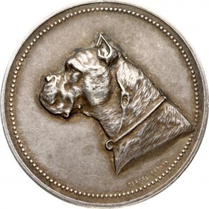 Germany Medal For Excellence Dog Show (1933). Berlin. Silver. Weight approx: 24.76g. Diameter: 39 mm