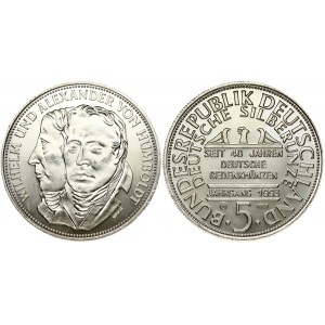 Germany Token (1993) 40th anniversary of the Coin. Obverse: Wilhelm and Alexander von Humboldt. Lettering...