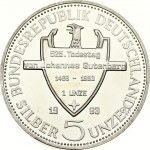 Germany Token (1993) 525th Anniversary of the death of Johannes Gutenberg. Obverse: Eagle the emblem of Germany...