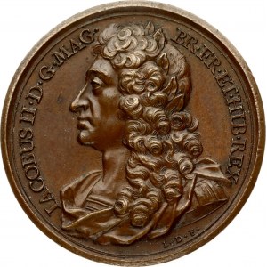 Great Britain Medal (1731) Kings and Queens of England - James II 1633-1701 Eimer 526 (minted 1731) by J.Dassier...