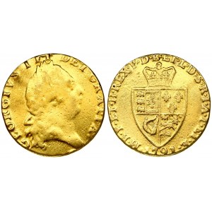 Great Britain 1 Guinea 1791 George III(1760-1820). Obverse: Laureate head right. Obverse Legend...