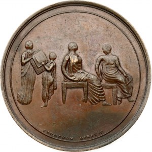 Great Britain Medal ND (1820). By E. Thomason Direxit . George IV. The Elgin Marbles. Royal Arms. Bronze. Weight approx...