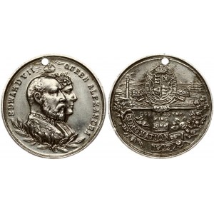 Great Britain Token 1902 Edward VII & Alexandra Coronation. Obverse: Conjoined bare heads facing to right...