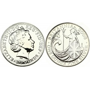 Great Britain 2 Pounds 2008 Elizabeth II(1952-). Obverse: Head with tiara right. Reverse...