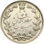 Iran 5000 Dinar 1320 (1902). Mozaffar ad-Din Shah (1896-1907). Obverse: Qajar (Kiani) Crown Oak and Olive leaves...