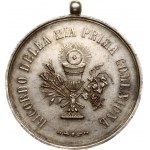 Italy Devotional Medal (19th century) Saint Alexander martyr Bergamo. Riccardo of my first communion. Silver...