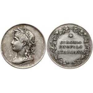 Italy Medal (20th Century) by Speranza Italian Enophile Circle. Silver. Weight approx: 22.78g. Diameter...