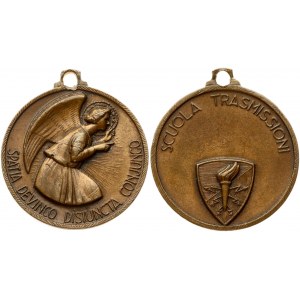 Italy Medal (20th Century) SCUOLA TRASMISSIONI. 'CONNECT DIFFERENT SPACES CONNECT' TRANSMISSION SCHOOL. Bronze...