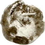 Lithuania 1 Penny (1413-1430) Vilnius Vytautas (1392-1430). Obverse: Columns. Reverse: Spearhead with cross to right...