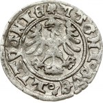 Lithuania 1/2 Grosz ND (1498-1501) Vilnius. Alexander Jagiellon (1492-1506). Obverse: Vytis, legend MON 'o ALEXANDRI o...