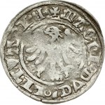Lithuania 1/2 Grosz ND (1495-1498) Vilnius. Alexander Jagiellon (1492-1506). Obverse: Vytis without circle, legend MON ...