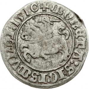 Lithuania 1/2 Grosz 1510 Vilnius. Sigismund I the Old (1506-1548). Obverse: knight with ring +MONETA:SIGISMVNDI...