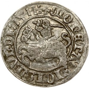 Lithuania 1/2 Grosz 1511 Vilnius. Sigismund I the Old (1506-1548). Obverse: +MONETA:SIGISMVNDI:1511: Reverse: +MAGNI...