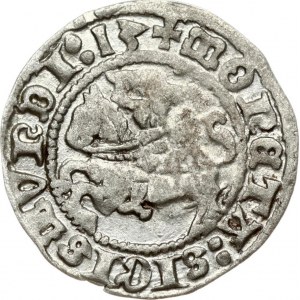 Lithuania 1/2 Grosz 1513 Vilnius. Sigismund I the Old (1506-1548). Obverse: +MONETA:SIGISMVNDI:13 Reverse: +MAGNI:DVCIS...