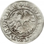 Lithuania 1/2 Grosz 1513 Vilnius. Sigismund I the Old (1506-1548). Obverse: +MONETA:SIGISMVNDI:1513 Reverse: +MAGNI...