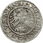Lithuania 1/2 Grosz 1520 Vilnius. Sigismund I the Old (1506-1548). Obverse: +MOИETA:SIGISMVИDI:15Z0: Reverse: +MAGИI...