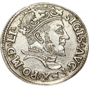 Lithuania 3 Groszy 1547 Vilnius. Sigismund II Augustus (1545-1572). Obverse: crowned bust to right...