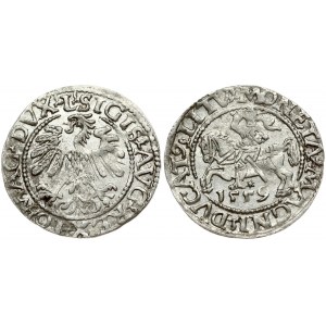 Lithuania 1/2 Grosz 1559 Vilnius. Sigismund II Augustus (1545-1572). Legend ends L/LITV. Silver. Cesnulis...