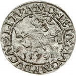 Lithuania 1/2 Grosz 1559 Vilnius. Sigismund II Augustus (1545-1572). Legend ends L/LITVA...