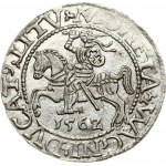 Lithuania 1/2 Grosz 1562 Vilnius. Sigismund II Augustus (1545-1572). Obverse: SIGIS AVG REX PO MAG DVX L Reverse...