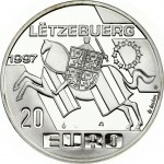 Luxembourg 20 Euro 1997 Fantasy items. Obverse Lettering: LËTZEBUERG 1997 20EURO. Reverse Lettering...