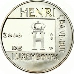 Luxembourg 500 Francs 2000 (qp) Coronation of Henry III. Henri (2000-). Obverse: Head left. Reverse: Crowned 'H'...
