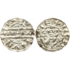 Netherlands. Friesland. Graaf Bruno III (1038-1057). 1 Denar ND; after 1050. Leeuwarden mint. Silver 0.56 g...
